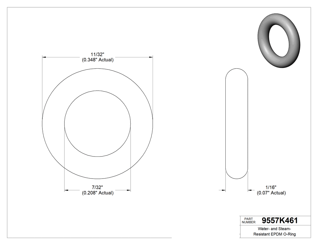 Technical drawing - 9557K461